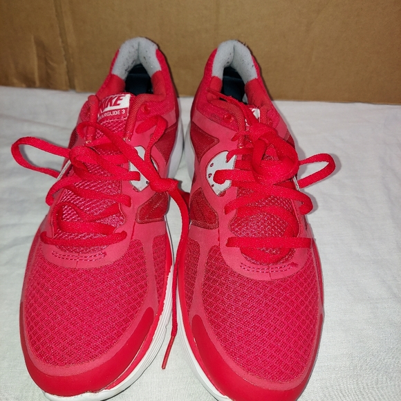 Nike Lunarglide 3 (GS) 454568 600 "Action Red" - Picture 3 of 5